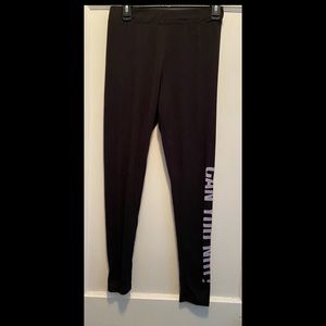 Black “Can you not?” Leggings